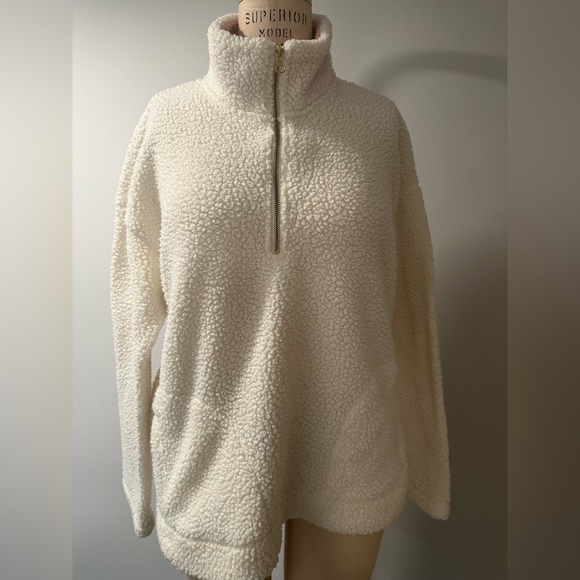 Old Navy sherpa half zip - Picture 1 of 3